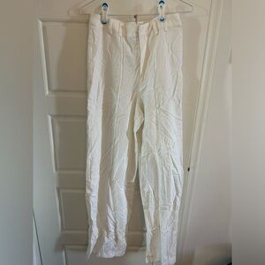 new with tags - meshki white linen pants
